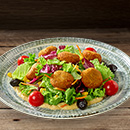 Falafel Salat mit Humus